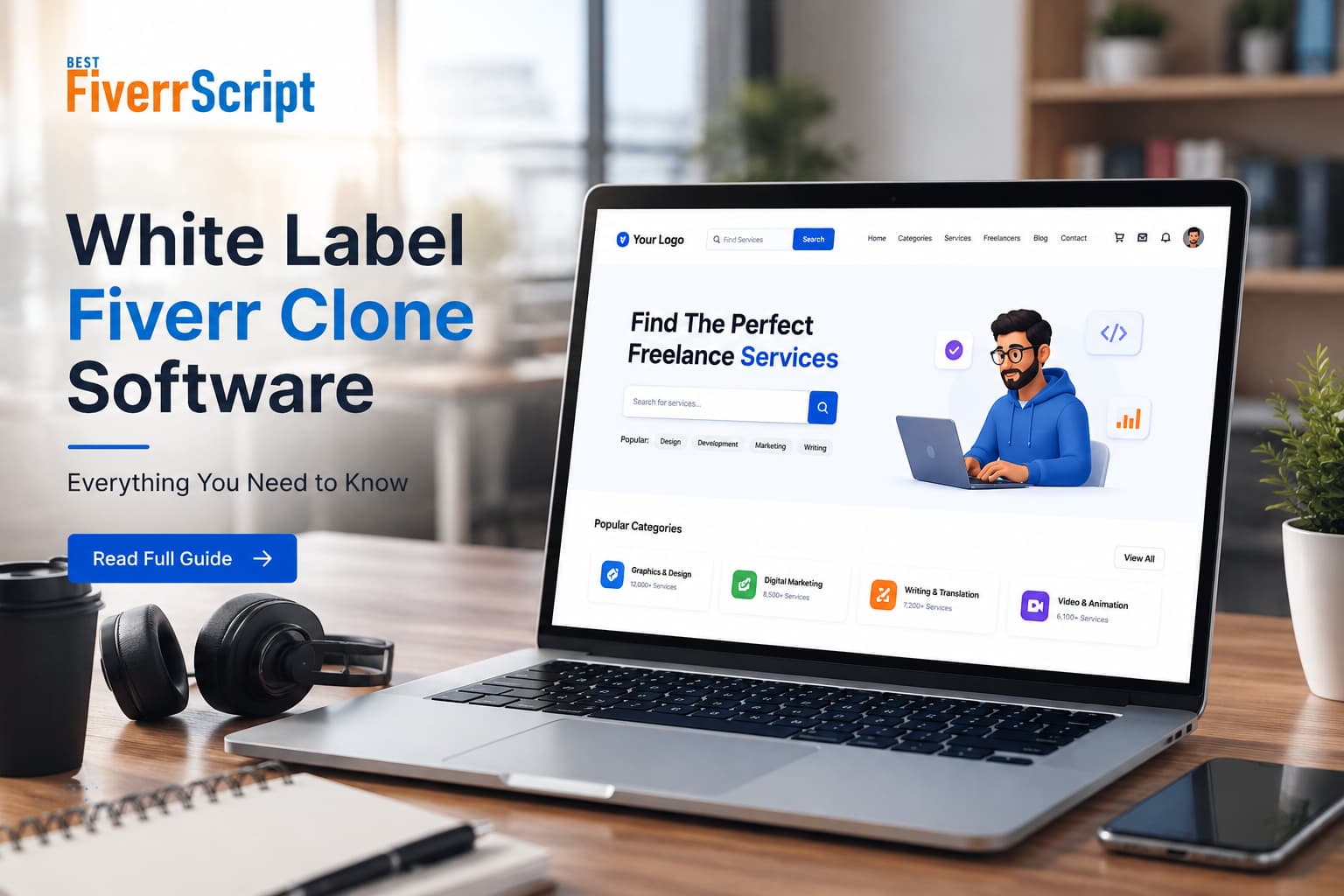 White Label Fiverr Clone Software